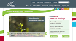 Desktop Screenshot of biotalent.ca